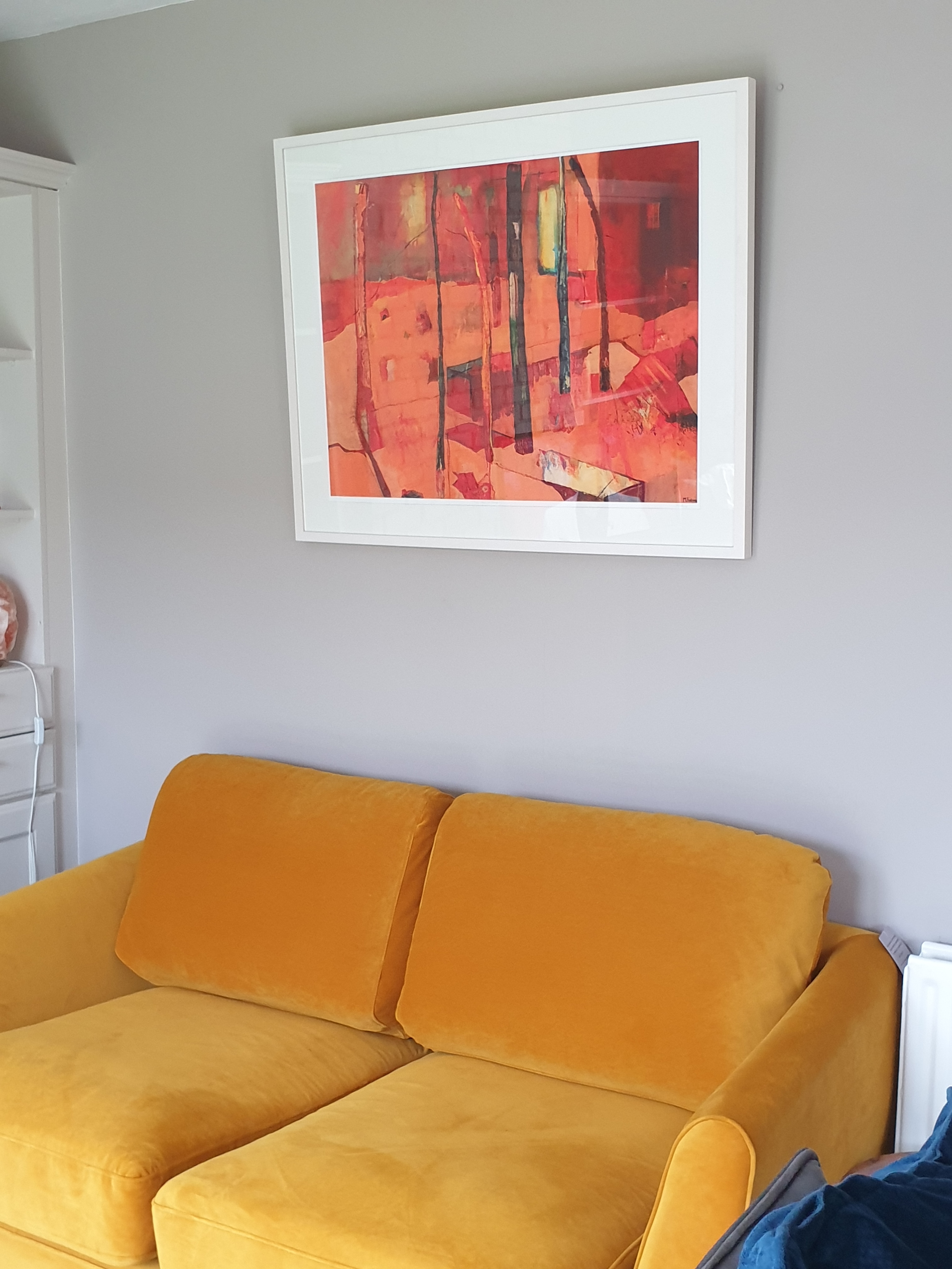 Once Upon A Time - Large Limited Edition Print Framed in customers house.png