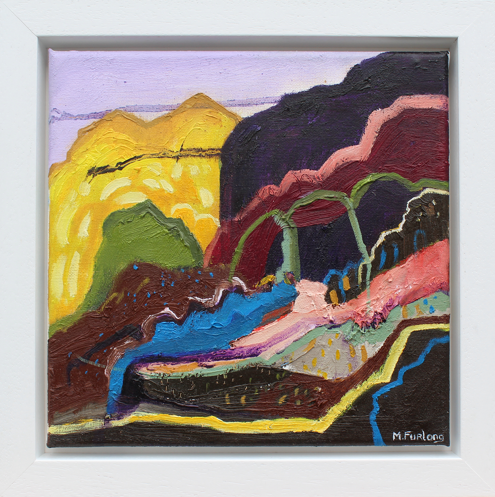 Textures Of A Soul - original oil painting on canvas (framed)
