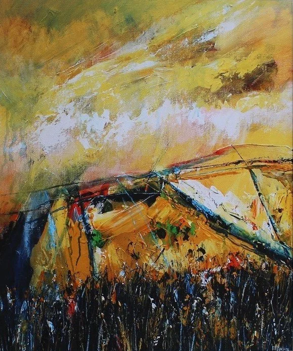 The Day The Sky Turned Yellow - Limited Edition Print (H30xW25cm)