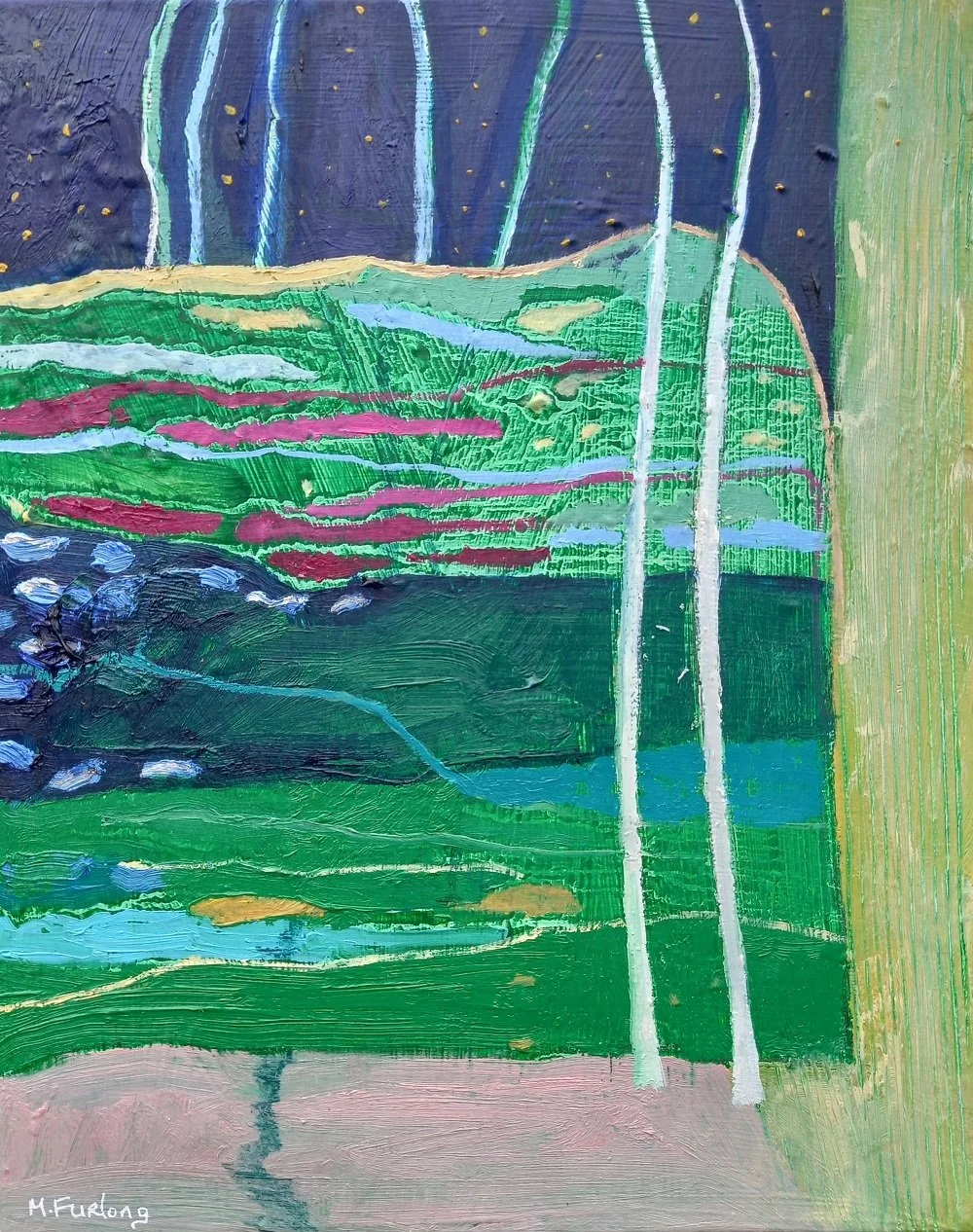 The Trail 2 - original oil painting on canvas (H30xW20cm)