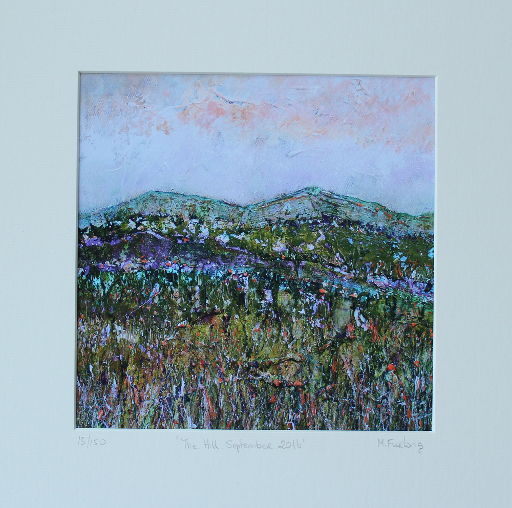 The Hill, Sep 2016 - Limited Edition Print (H20xW20cm)