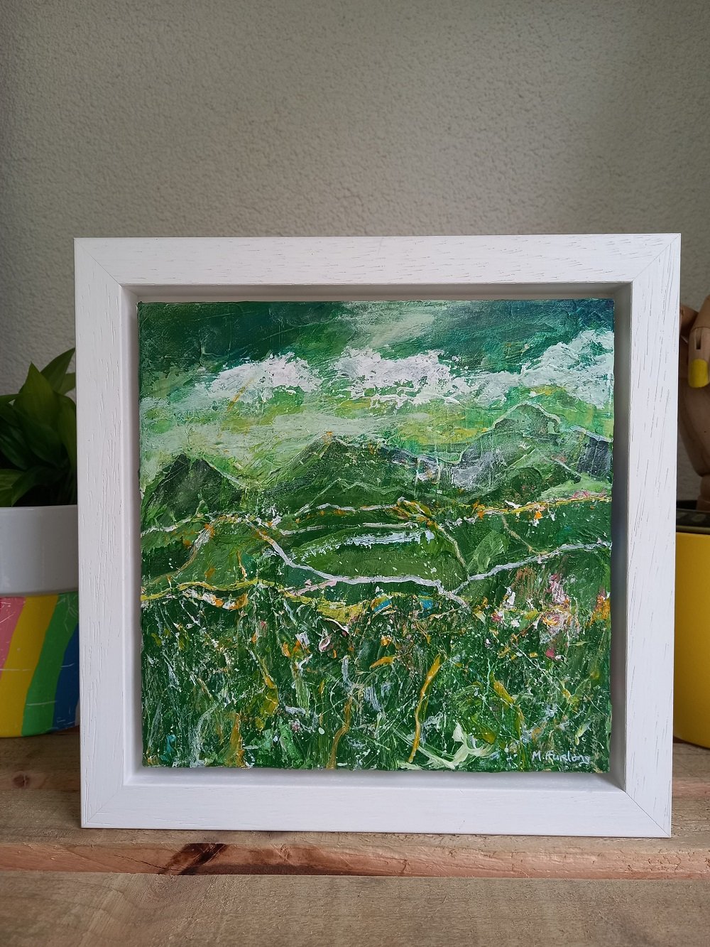 Across Many Mountains - acrylic on canvas (H20xW20cm) framed.jpg