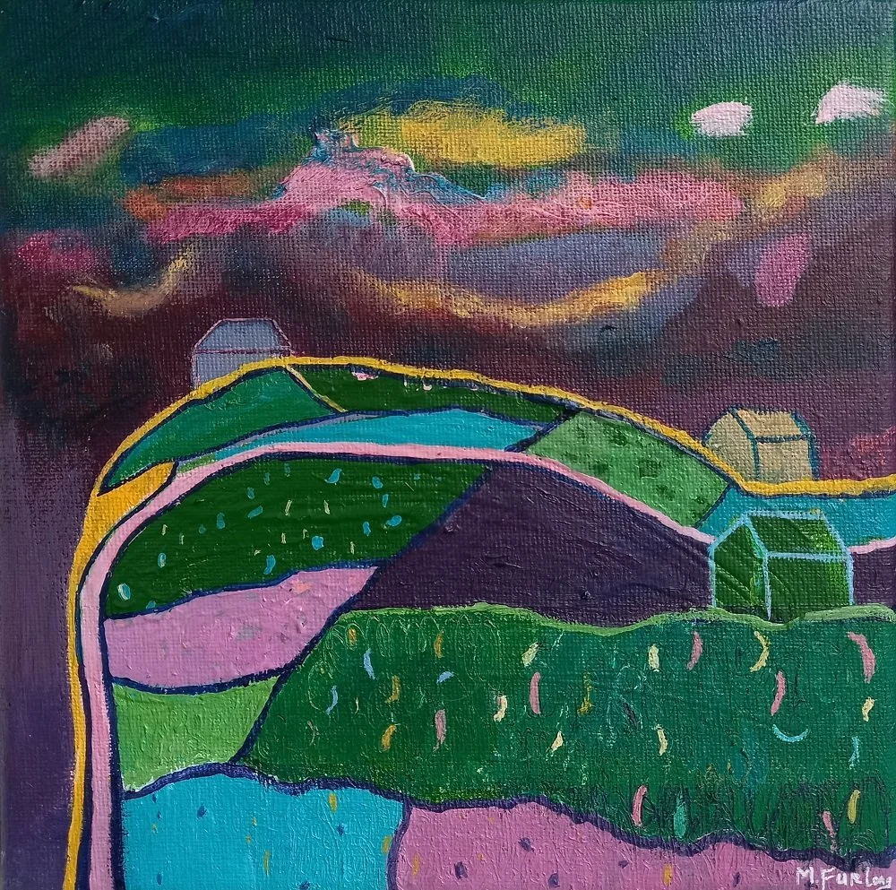 Going Home Through The Fields - acrylic on canvas (H20xW20cm).jpg