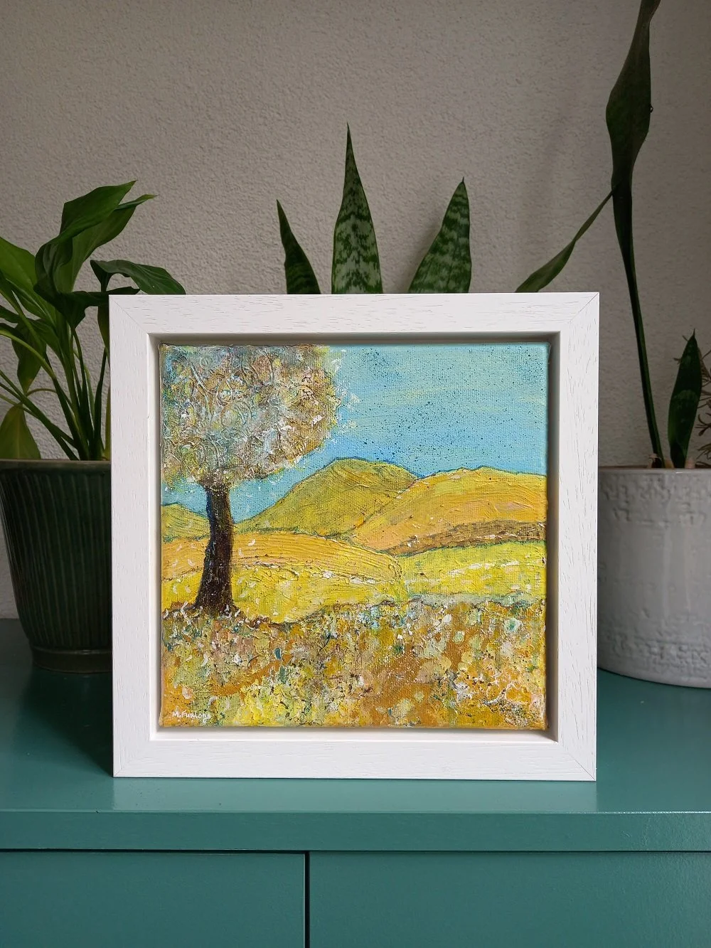 The Sacred Tree - acrylic on canvas - H20xW20cm - framed.jpg