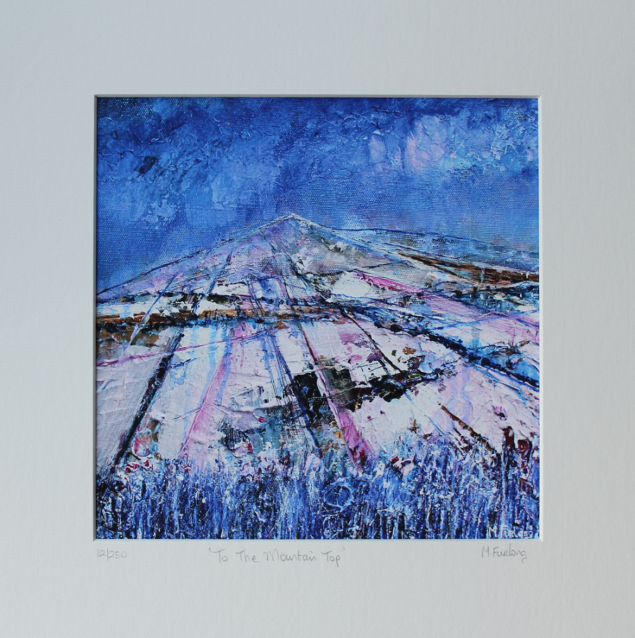 To The Mountain Top - Limited Edition Print (H20xW20cm)