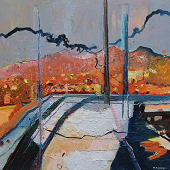 Lost In Time (Heritage Series 7) - original oil painting on wood (H40xW40cm)