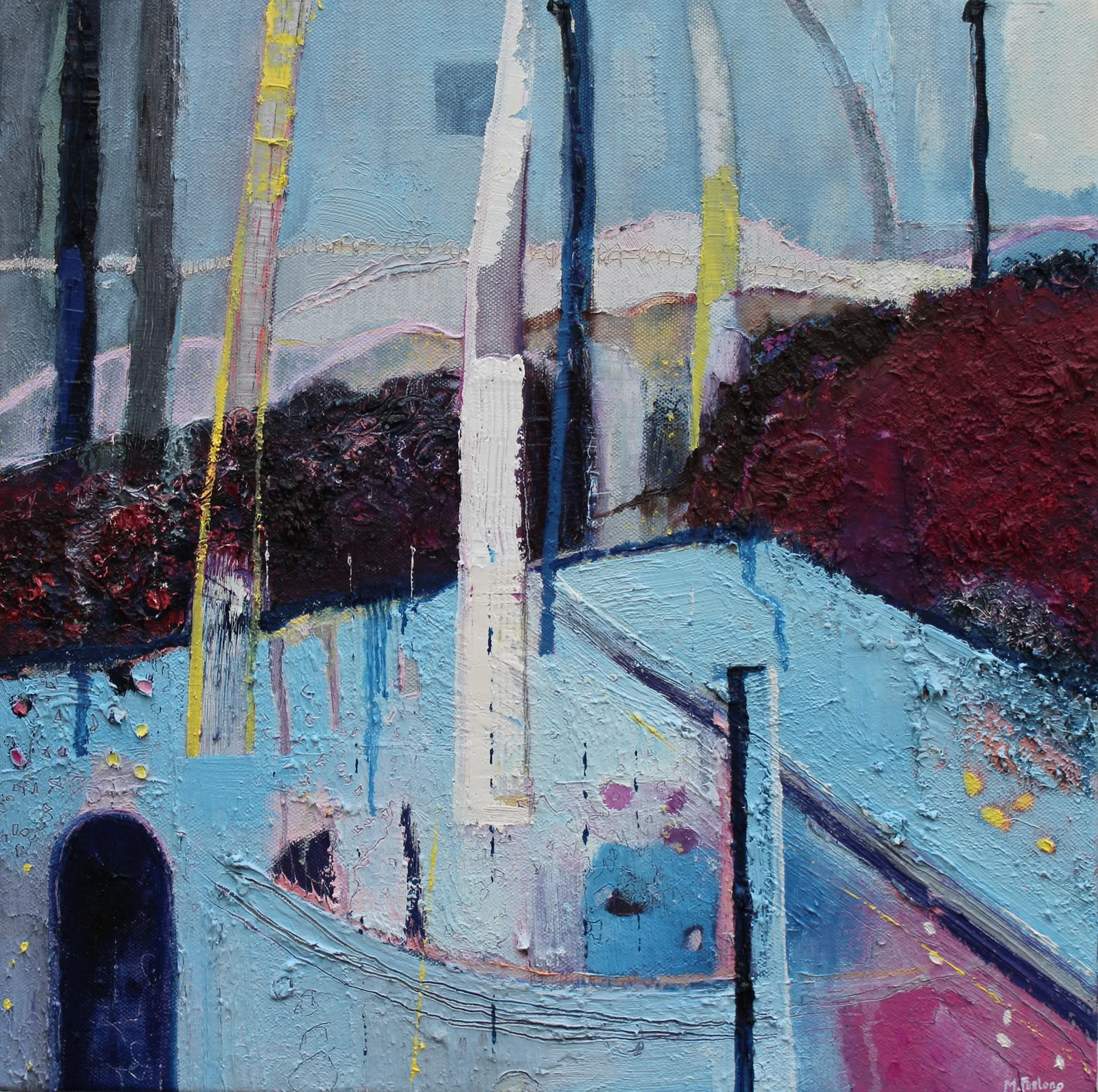 You Know How To Listen, You Will Not Fall - original oil painting on canvas (H40xW40cm)