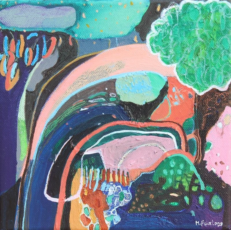 A Place Within You IV - original acrylic painting on canvas (H20xW20cm)