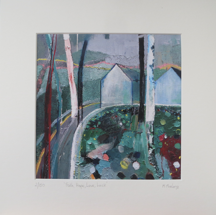 Faith, Hope, Love, Luck - Limited Edition Print (H20xW20cm)