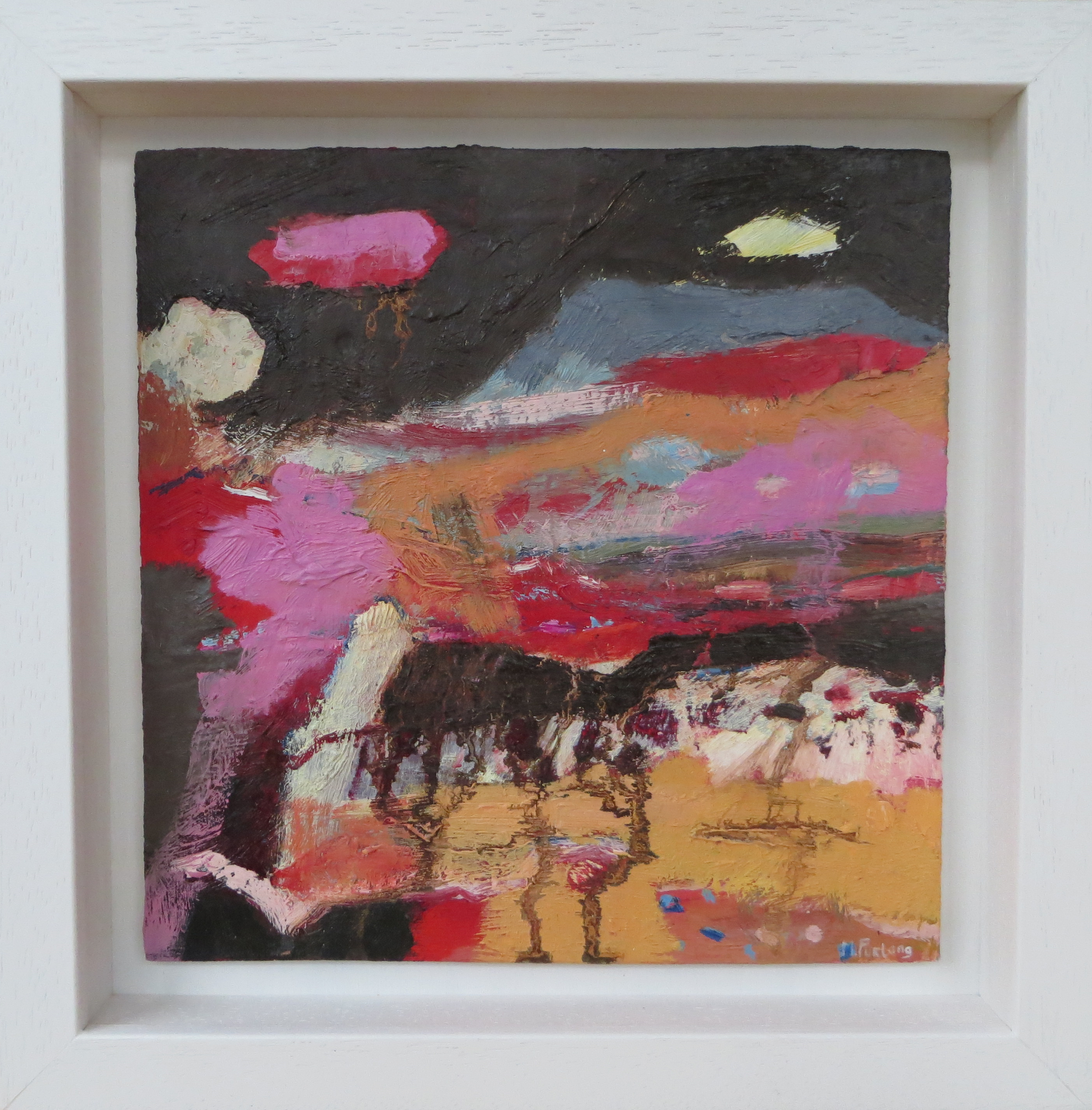 Internal World 5 - original oil painting on wood