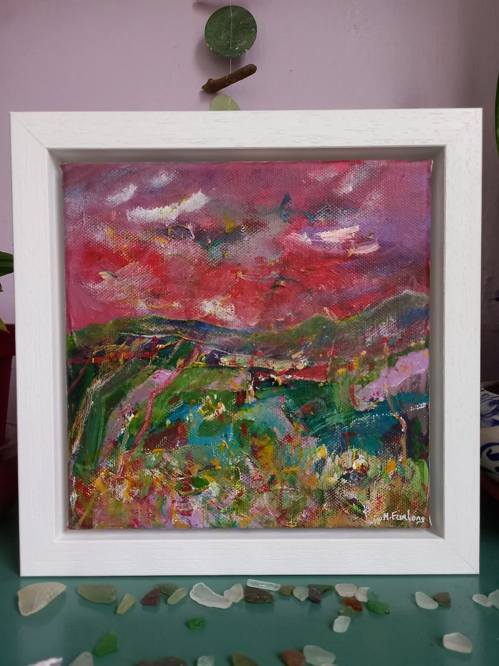 A Mythical Land - acrylic on canvas (H20xW20cm) framed.jpg