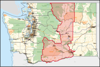 Washington's 4th Congressional District Map