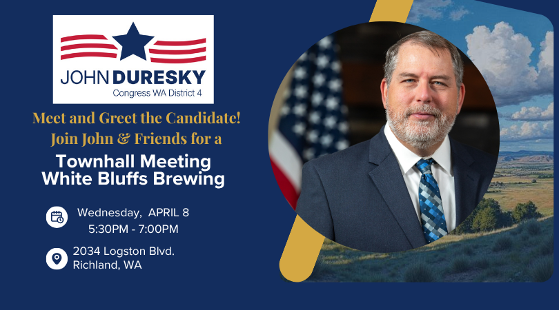 Meet & Greet with John  Duresky for Congress - Richland, WA