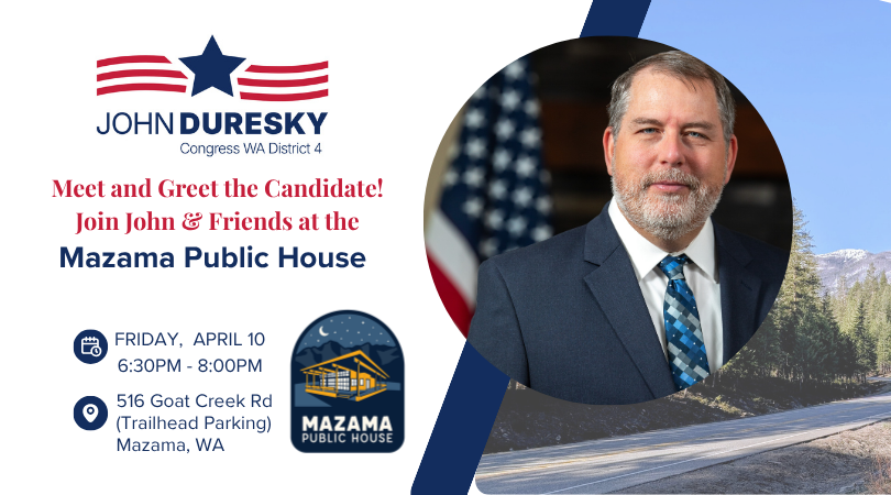Meet &amp; Greet with John Duresky in Mazama