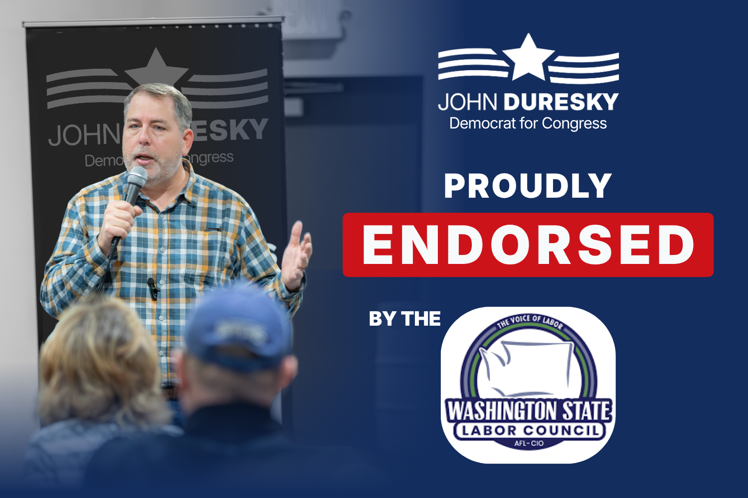 Endorsed by WSLC, AFL-CIO