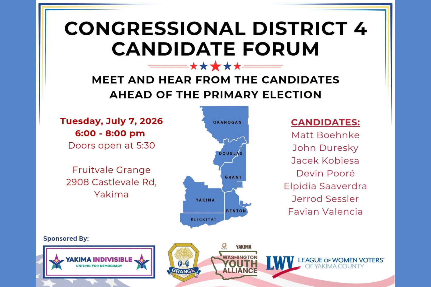 Congressional District 4 Candidate Forum