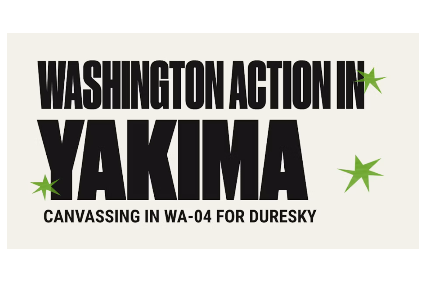 Common Power- Canvassing in Yakima for Duresky