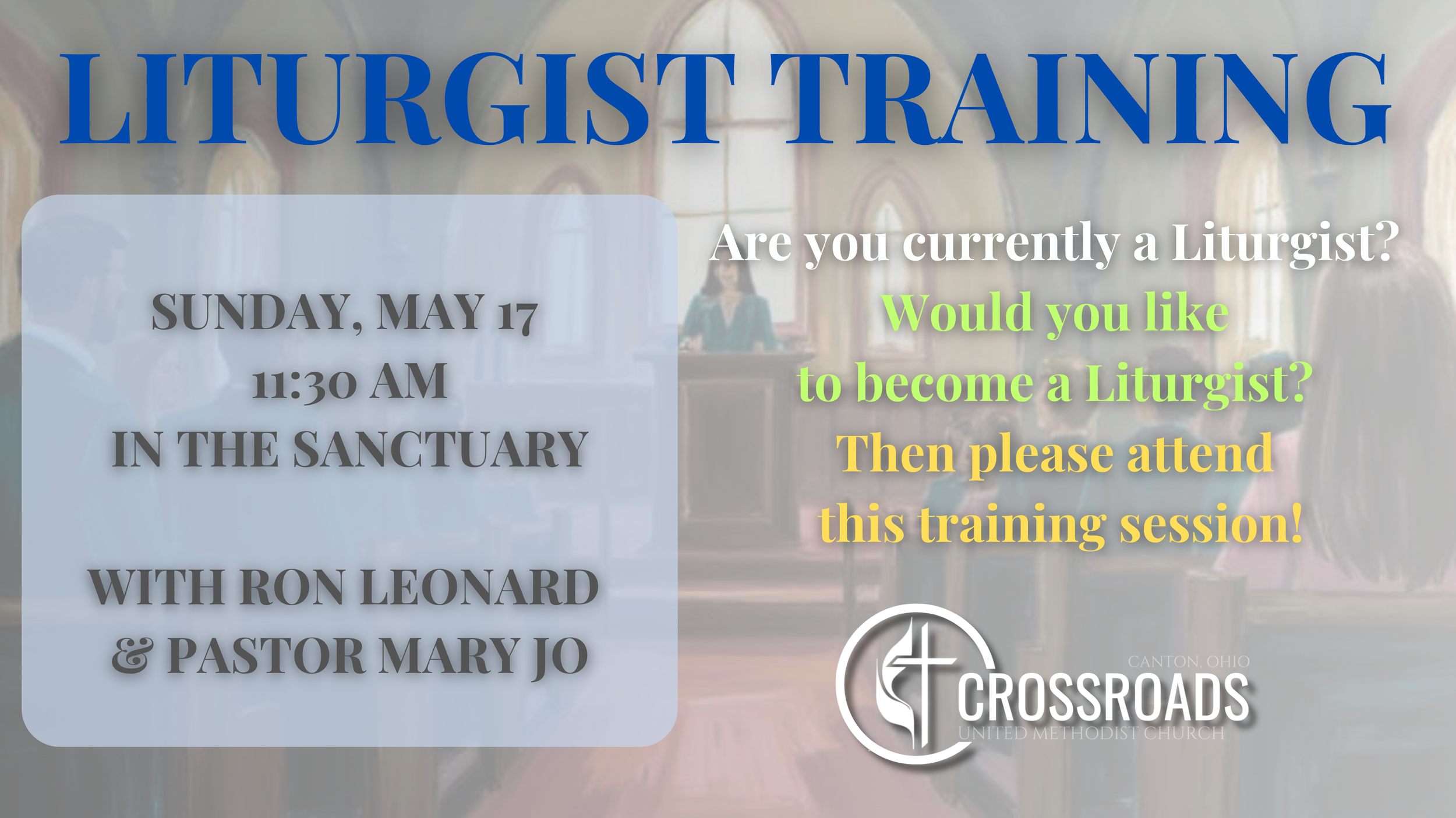 Liturgist Training