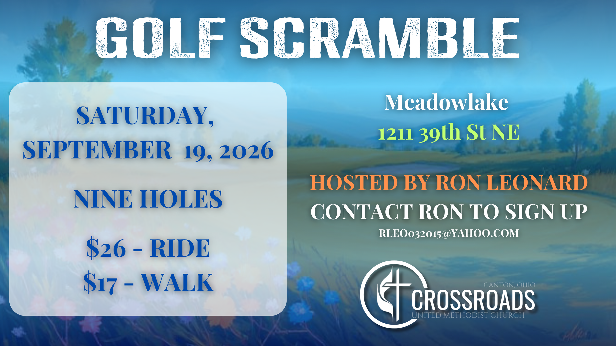 Crossroads Golf Scramble
