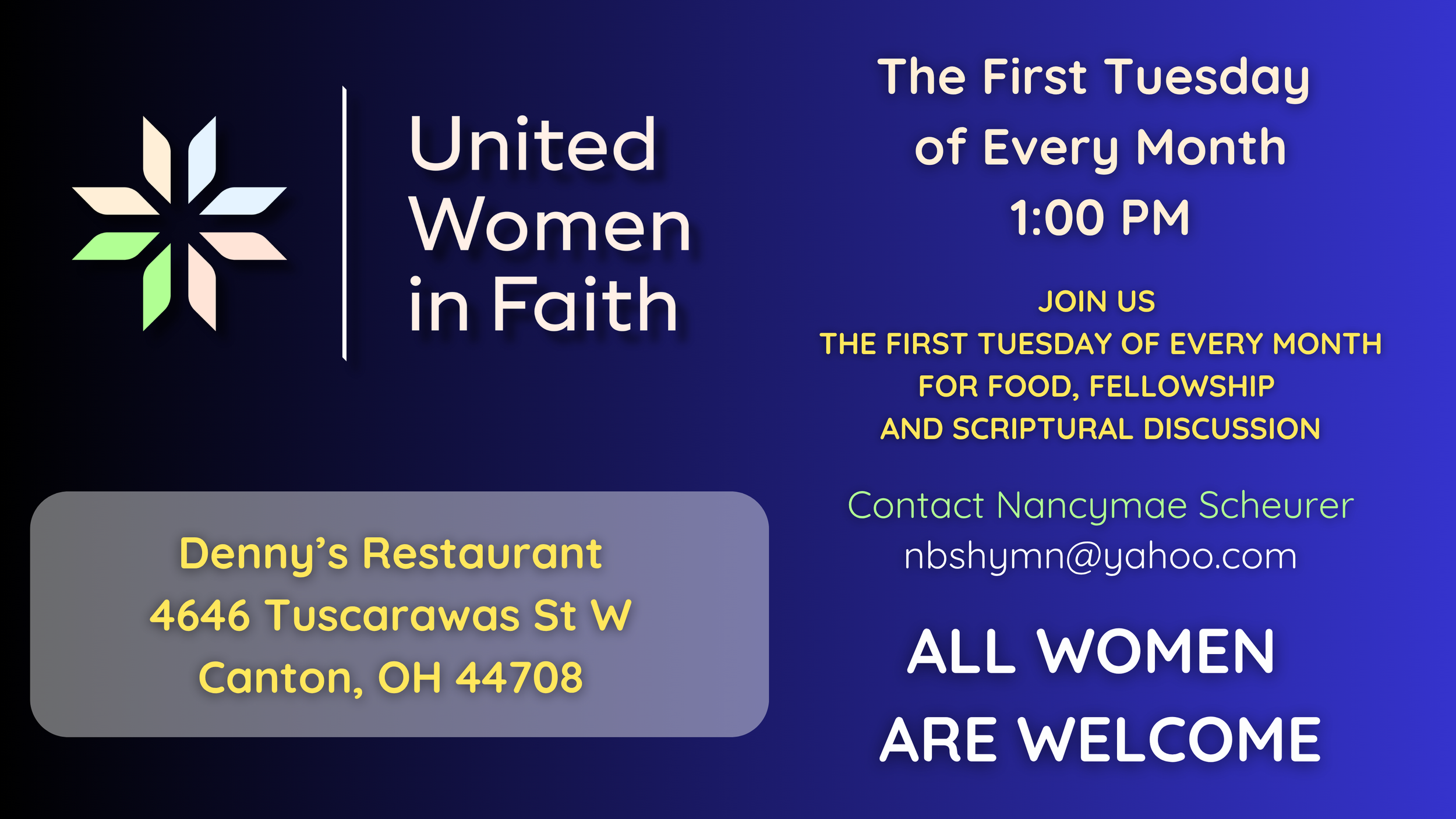 UWF Monthly Denny's Lunch