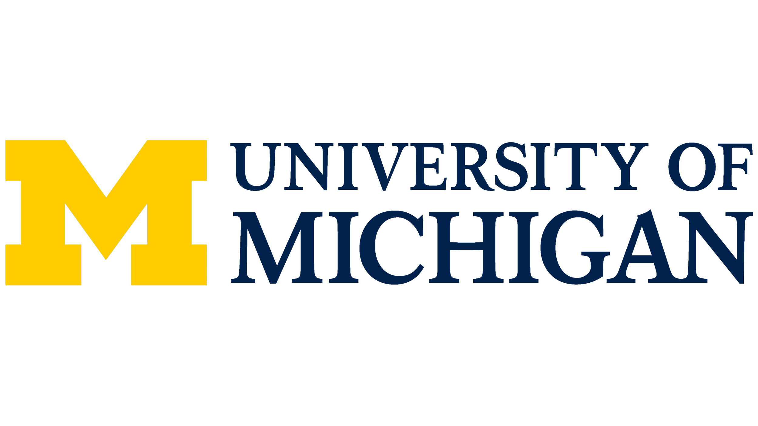 The University of Michigan 'Block M' logo, representing a flagship Public Ivy and the top-tier academic standards guided by the Bricks to Stone mentorship framework.