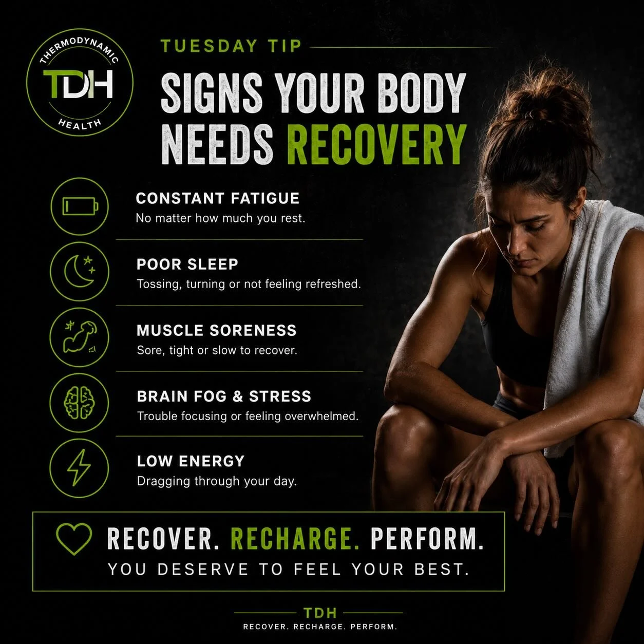 Feeling run down lately? Your body may be asking for recovery more than another cup of coffee. ⚡️

Recovery isn&rsquo;t just for athletes &mdash; it&rsquo;s for busy parents, professionals, students, first responders, and anyone trying to feel their 