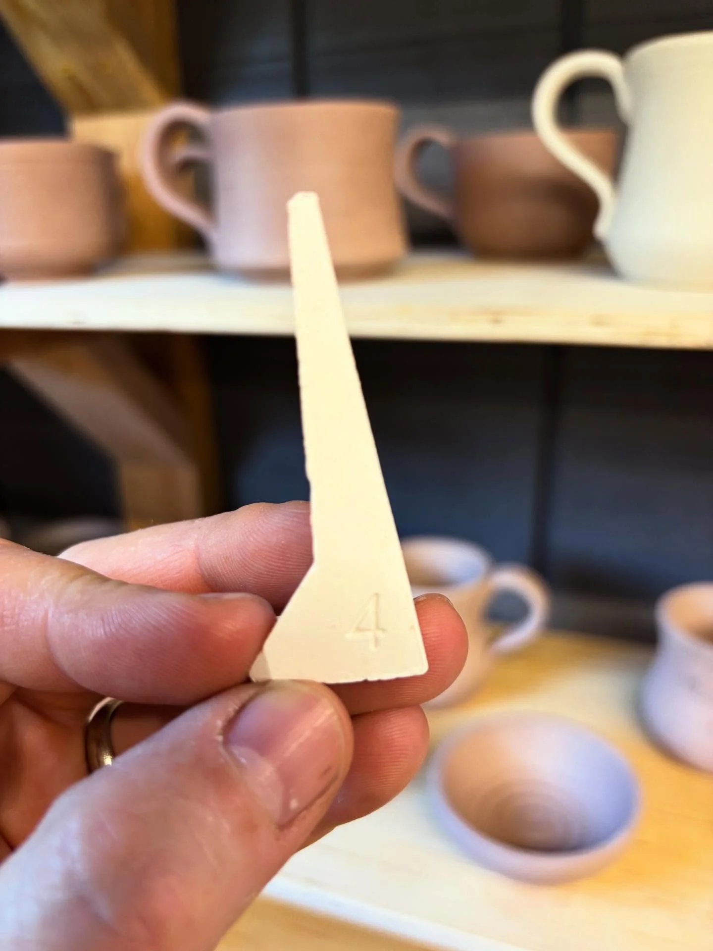 Kiln update! Cone 04 underfired at 1931&deg;F - time for a redo! Re-firing medium speed with a 30-minute hold to get that pyrometric cone bending at 90&deg;. I&rsquo;m learning! #PotteryJourney #KilnFiring #SkuttKiln #Ceramics #PotterLife