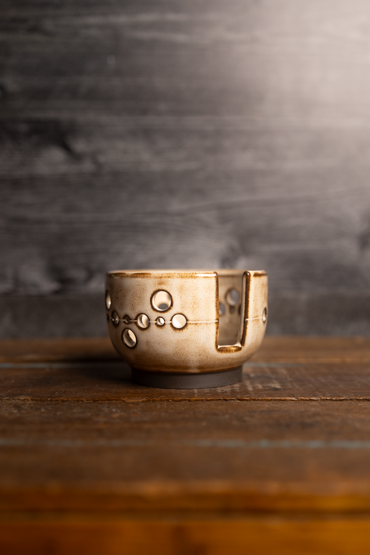 Stoneware Votive Candle Holder