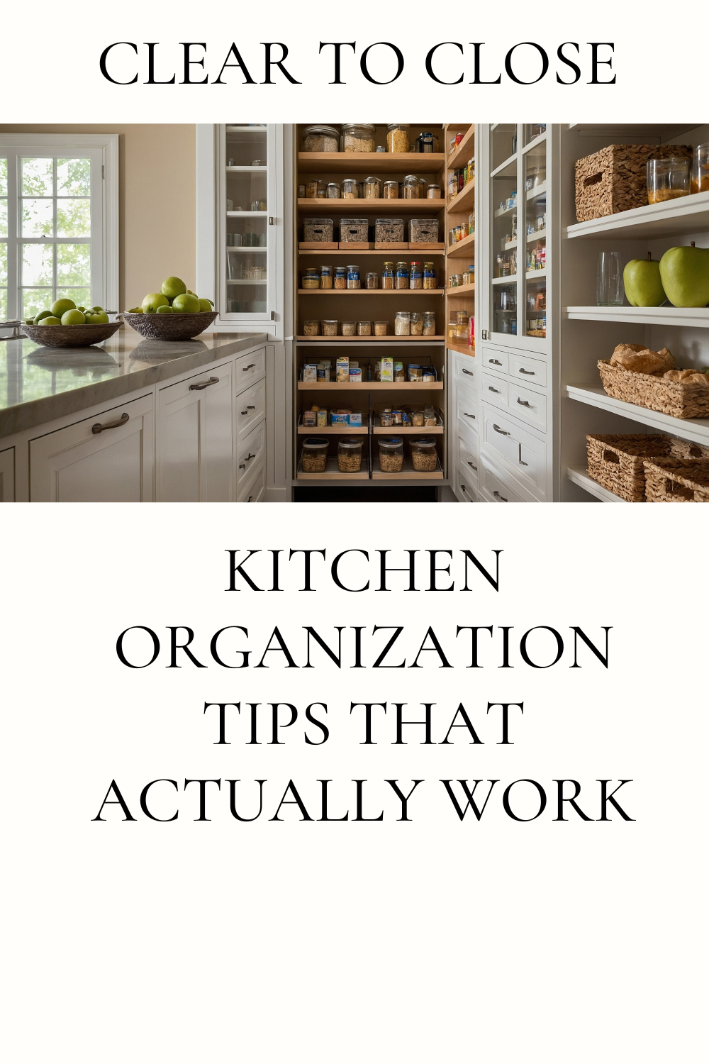 kitchen organization tips that actually work to create a clean, spacious, and show-ready home before selling