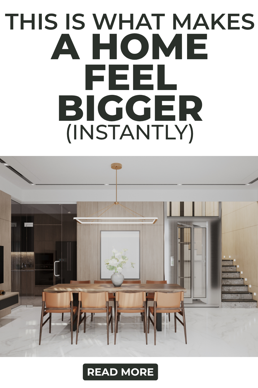 what makes a home feel bigger instantly using simple home staging and decluttering tips before a showing
