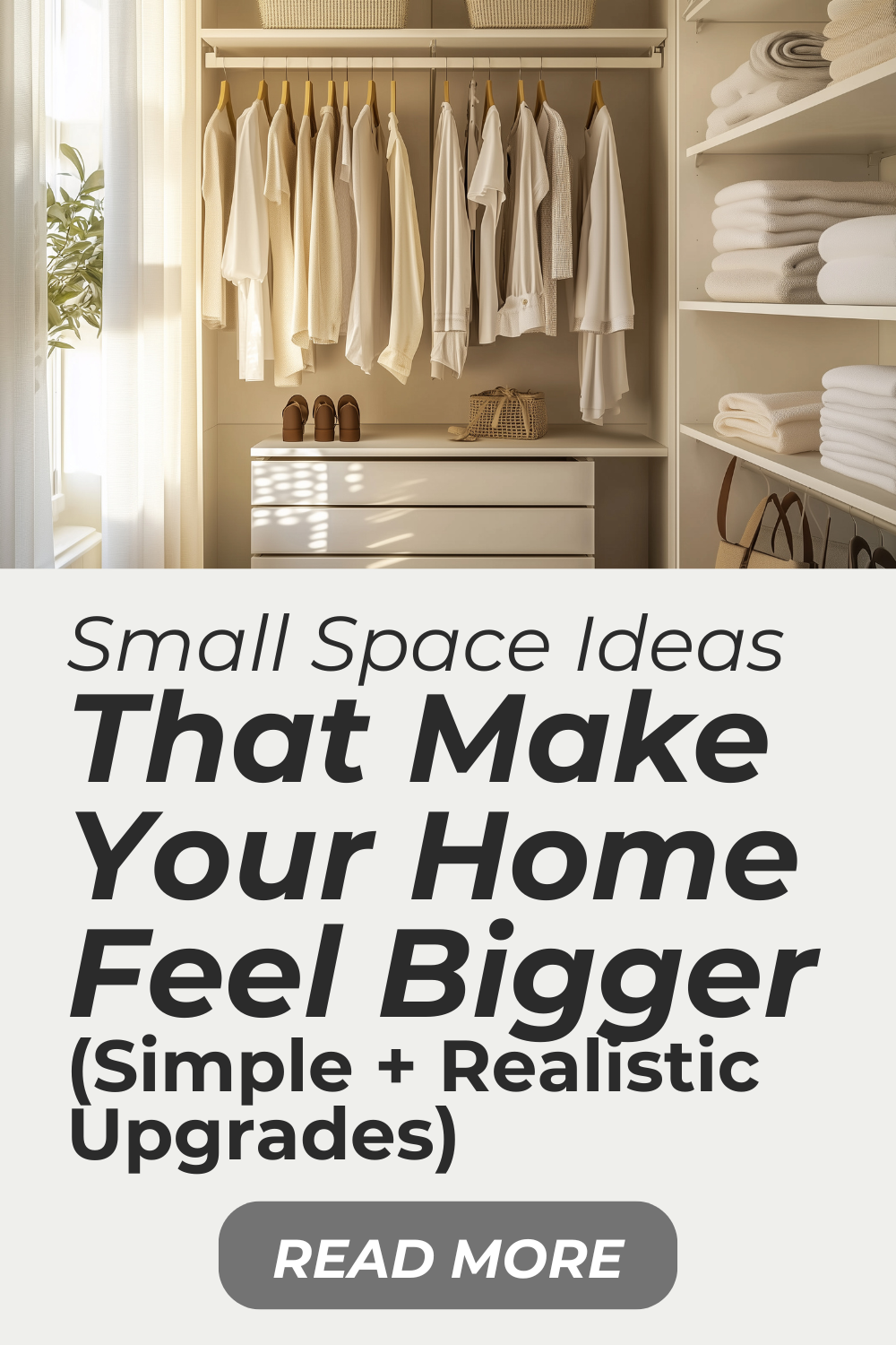 small space organization ideas that make your home feel bigger using simple decluttering and storage solutions before selling