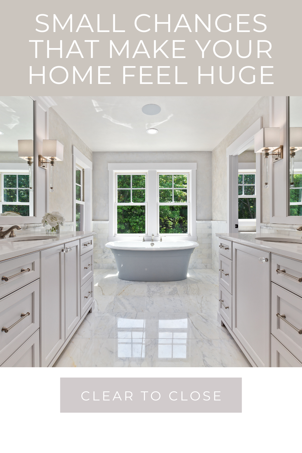 small changes that make your home feel bigger using simple organization and staging ideas to create a more open space