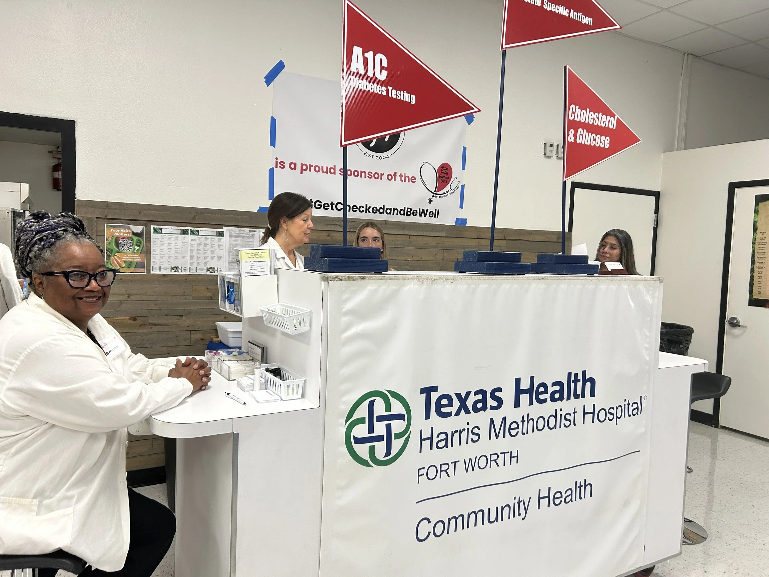 Texas Health Community Health Booth