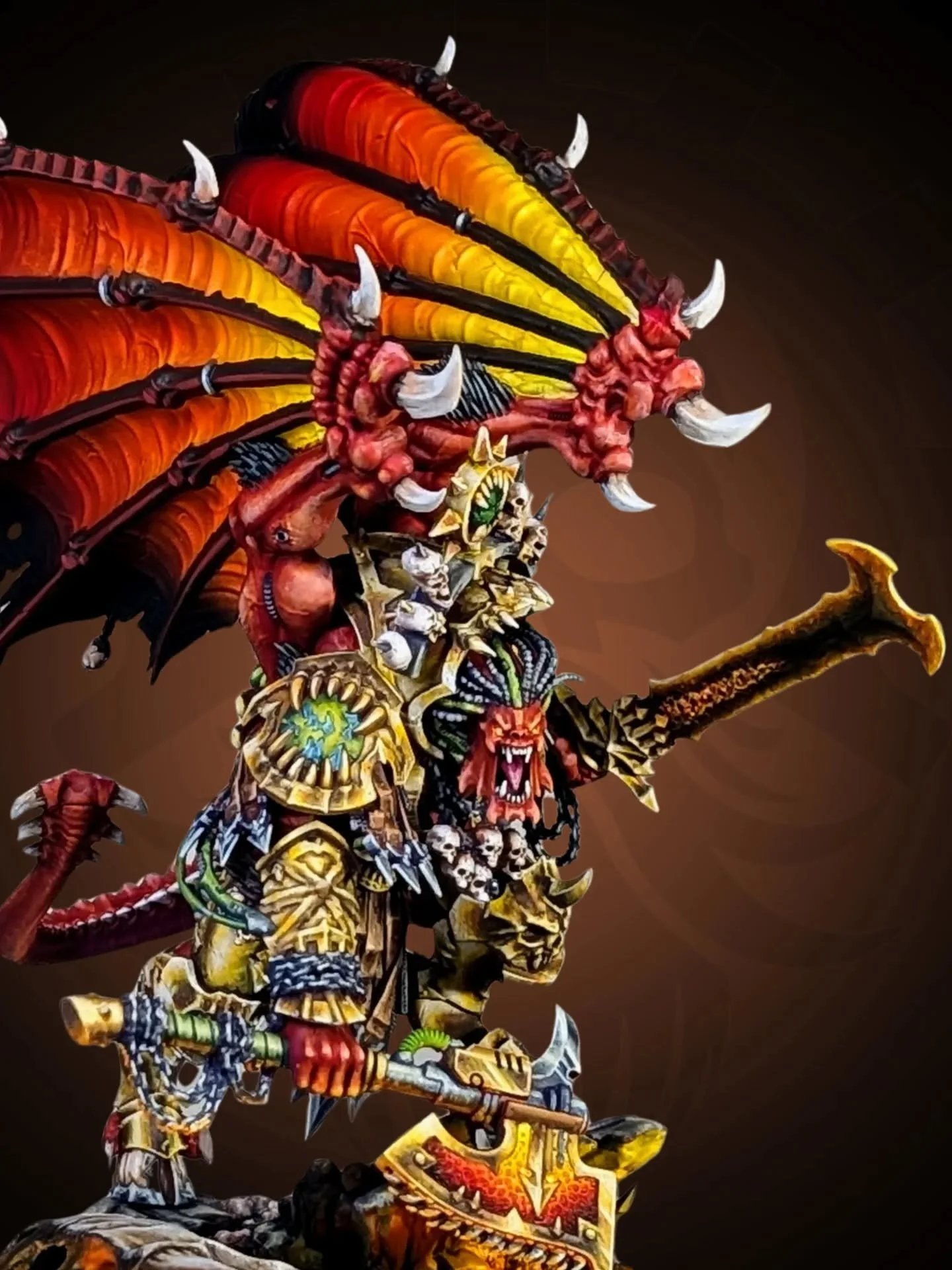 Angron has arrived! 

The daemon of rage in all his terrifying glory.

Let's we if the algorithm does it's job and puts this where it needs to go

#warhammer #warhammercommunity #worldeaters #angron #gamesworkshop