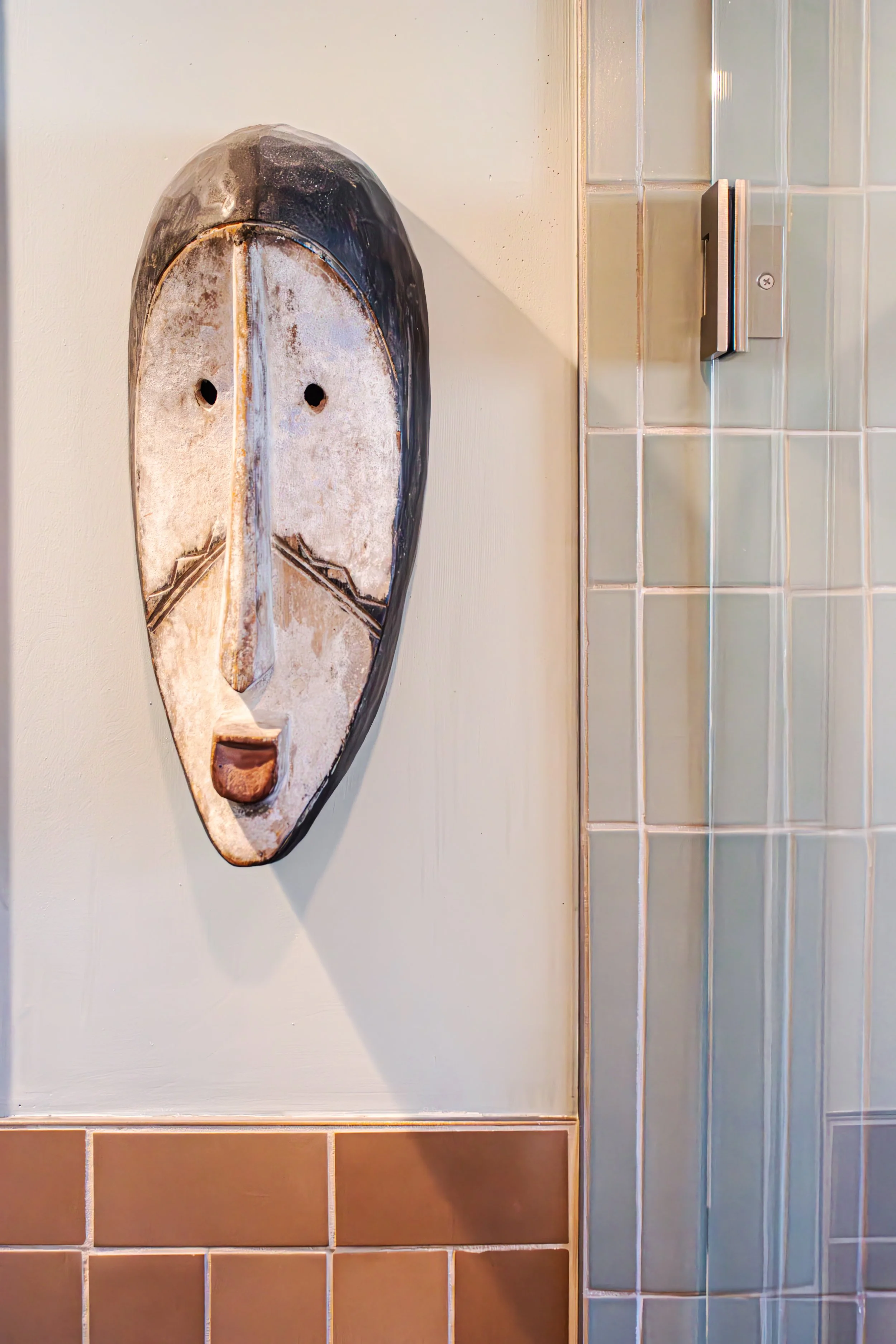 Tile from Heath Overstock Shed 
Construction: Hyperion Design and Build