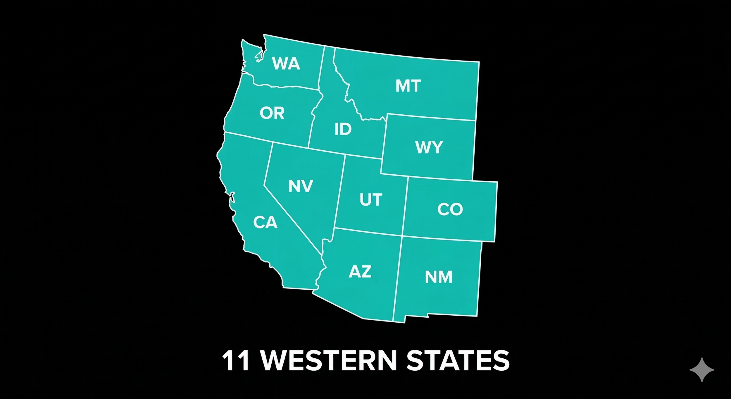 Across the Western U.S.