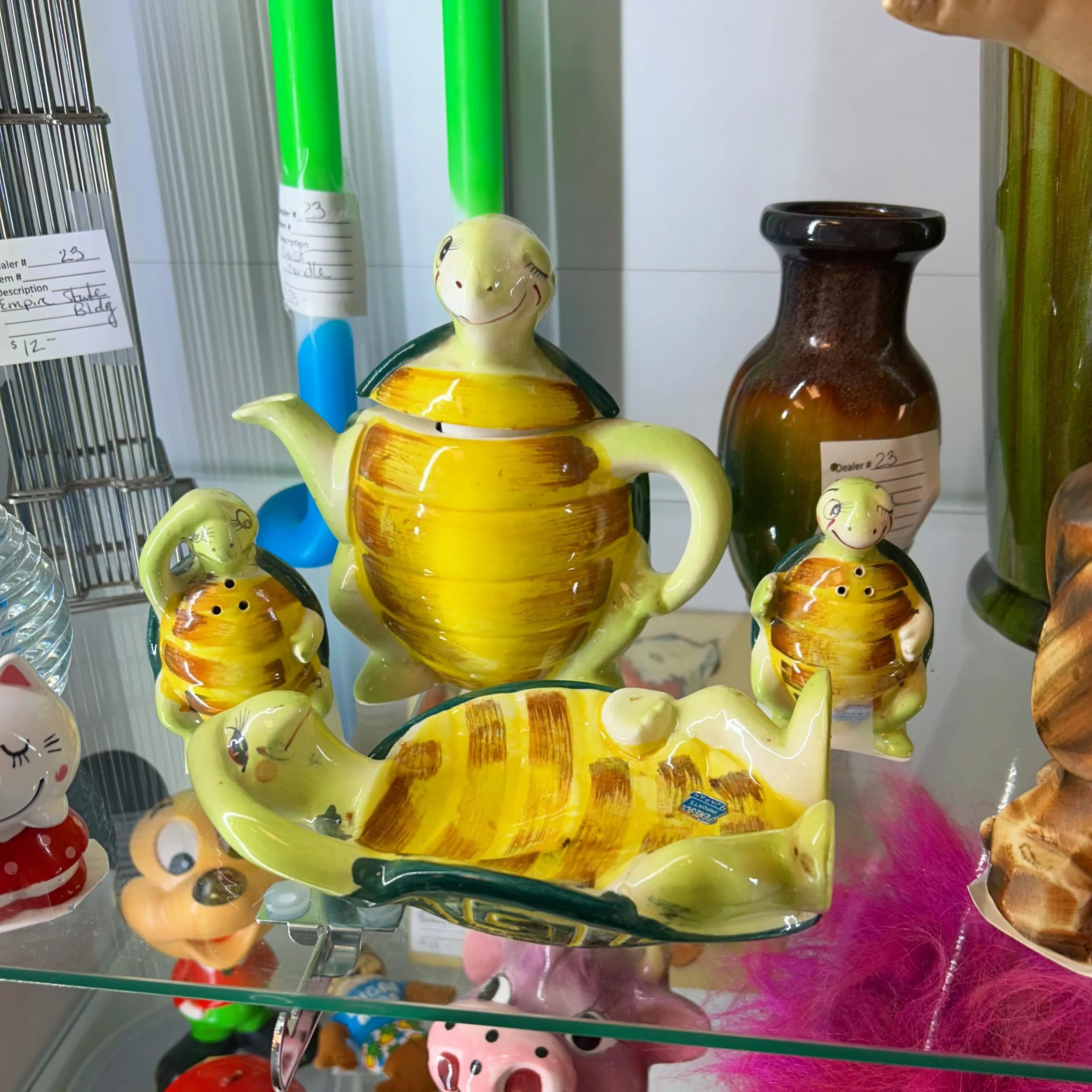 Looking to start a collection of Enesco&rsquo;s Swifty the Turtle? Today is your day! We&rsquo;re here for you from 10-5! 🌈🪩⚡️🐢
