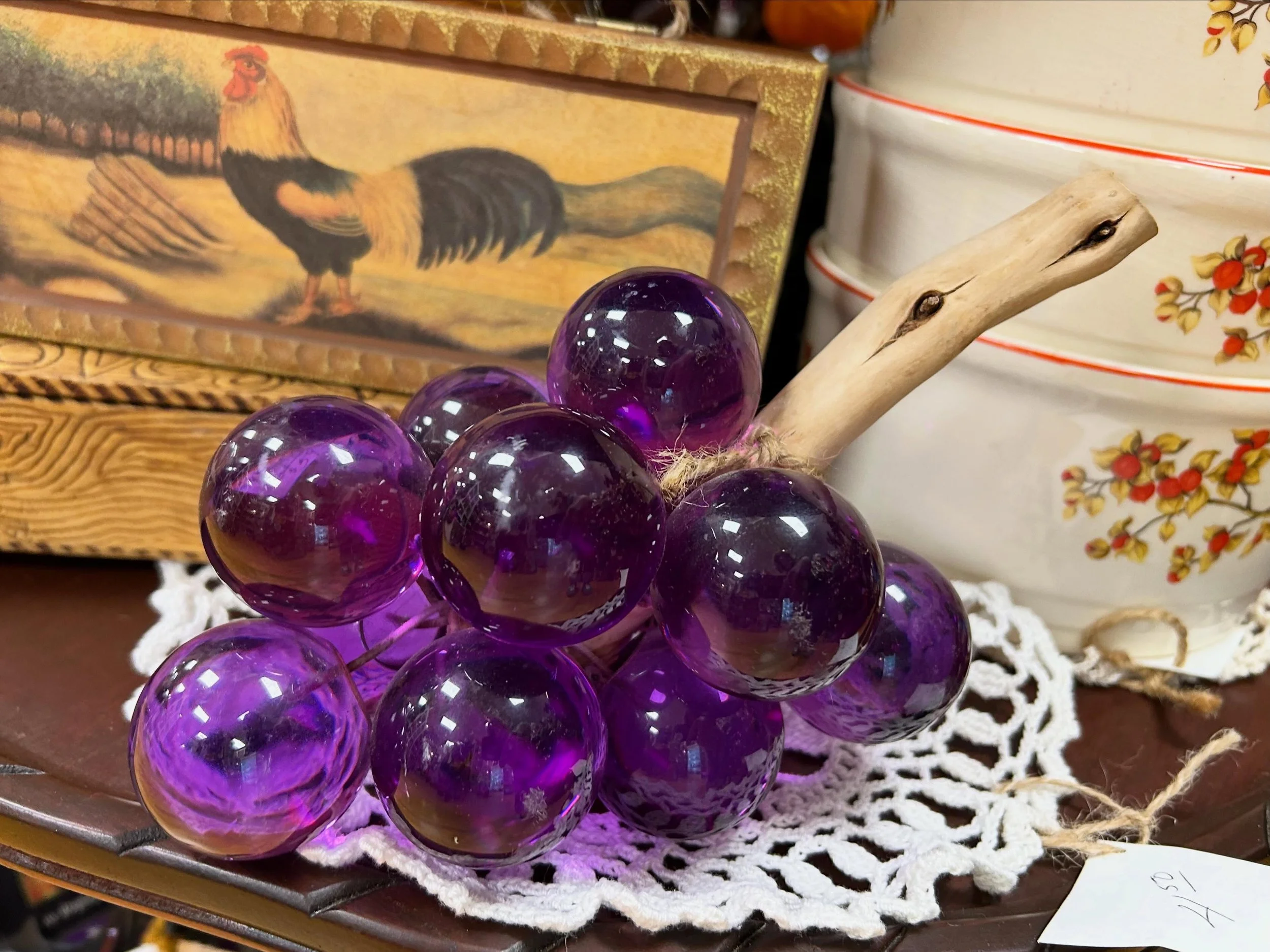 Hope you have a grape day! 🍇😜🍇Come see us from 10-5! 🌈🪩⚡️