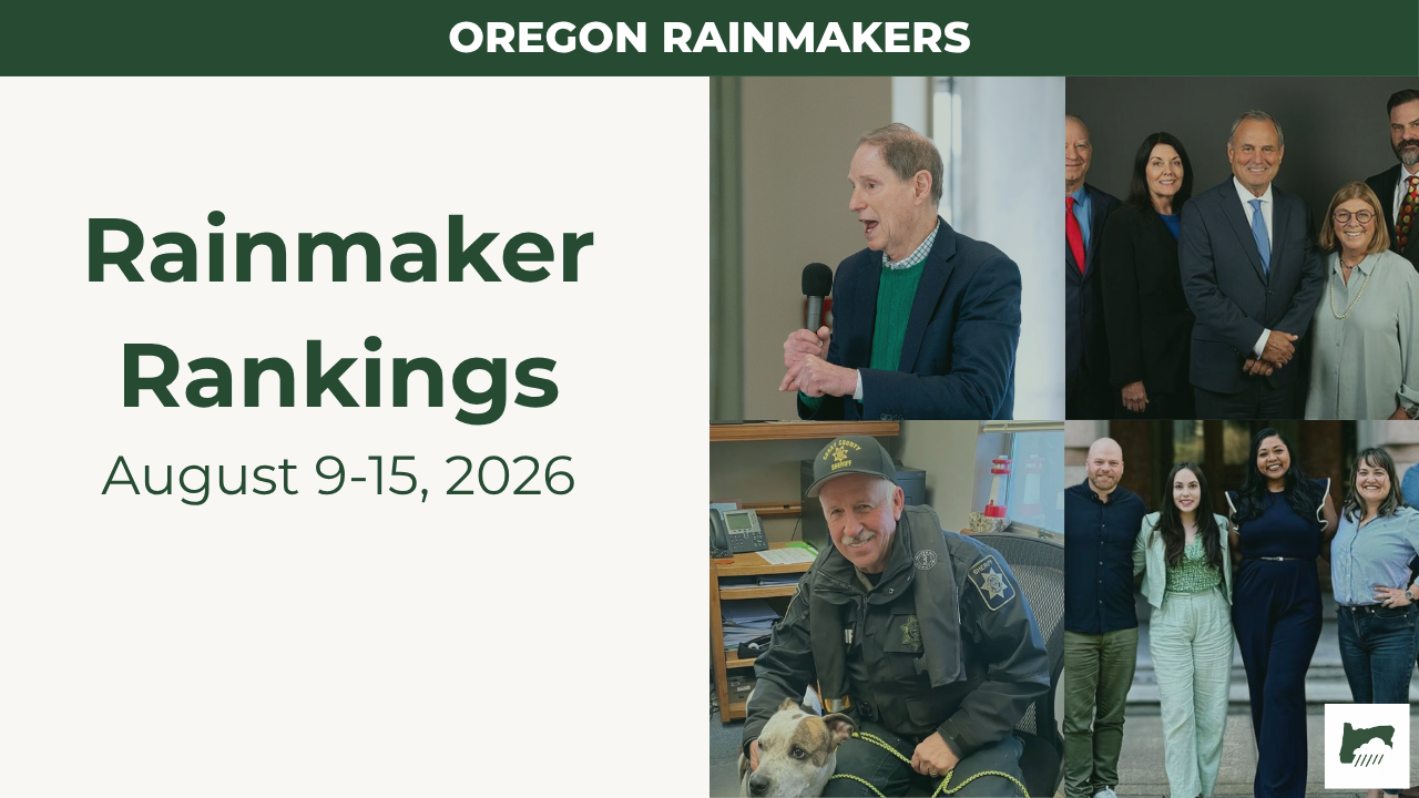 Rainmaker Rankings August 9-15, 2026