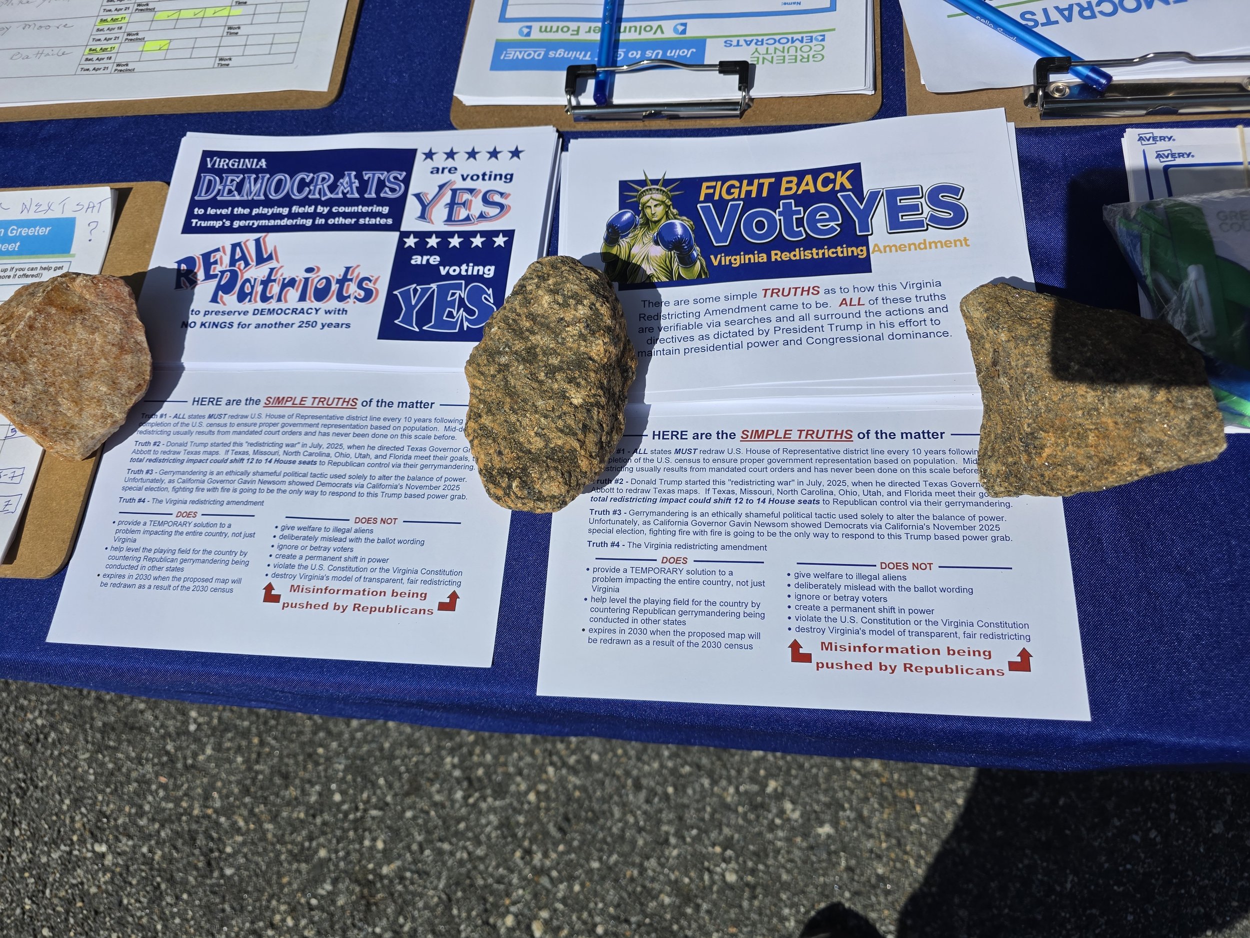 Explaining the vote!