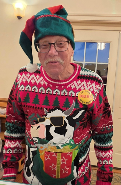 Elf Dick and his sweater