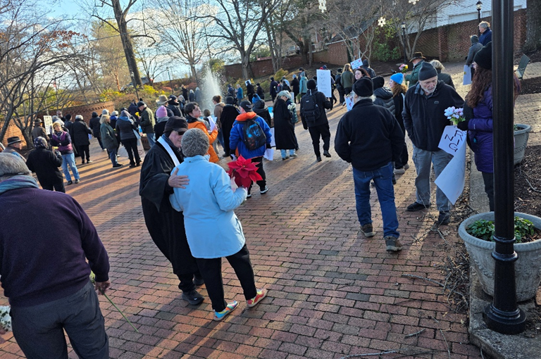 So many turned out...