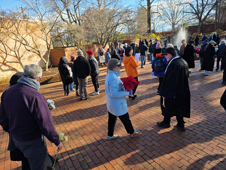 Panning around to show the magnitude of the turn out here.