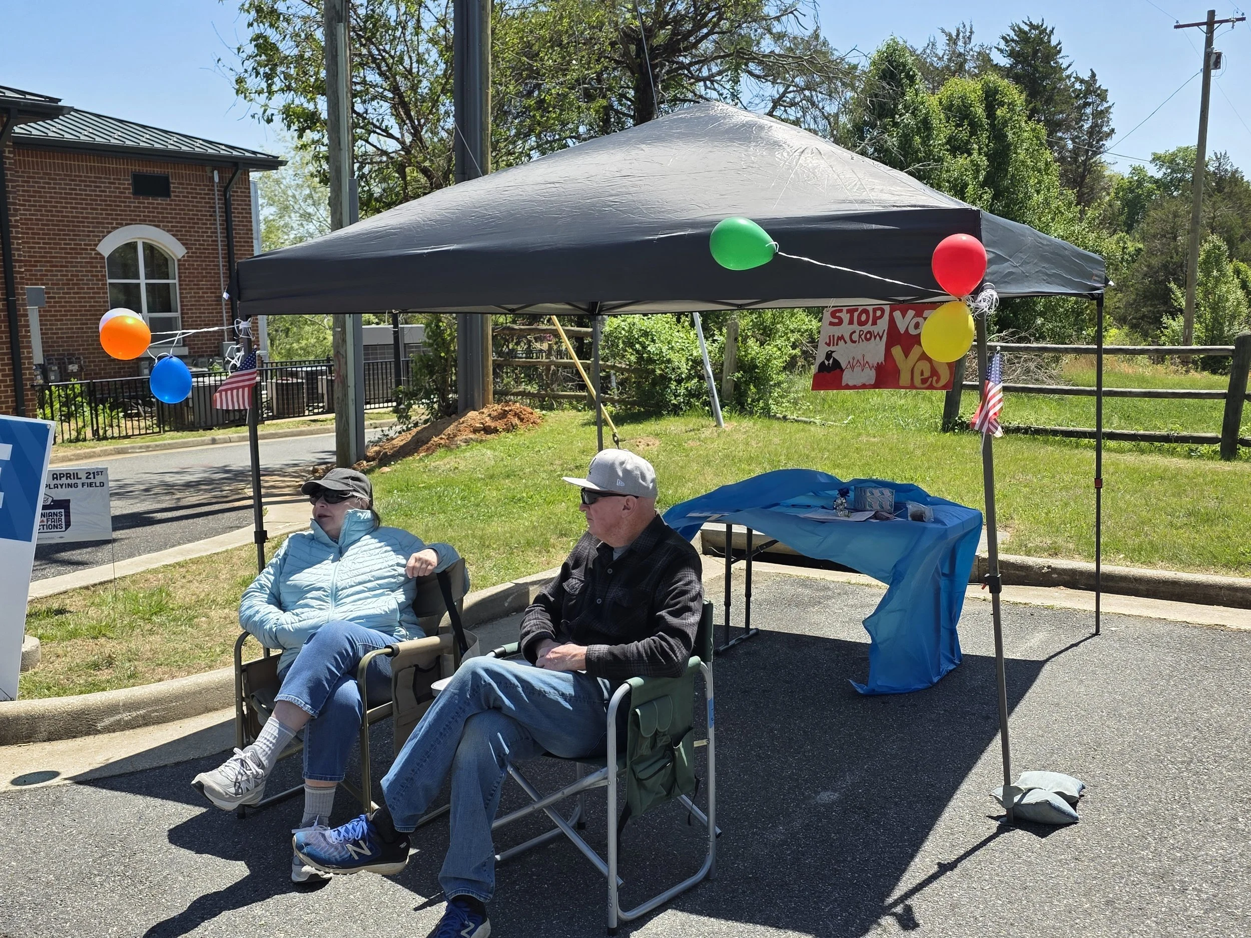 Election Day - Voting "YES" at Stanardsville and Stanardsville Town Precinct