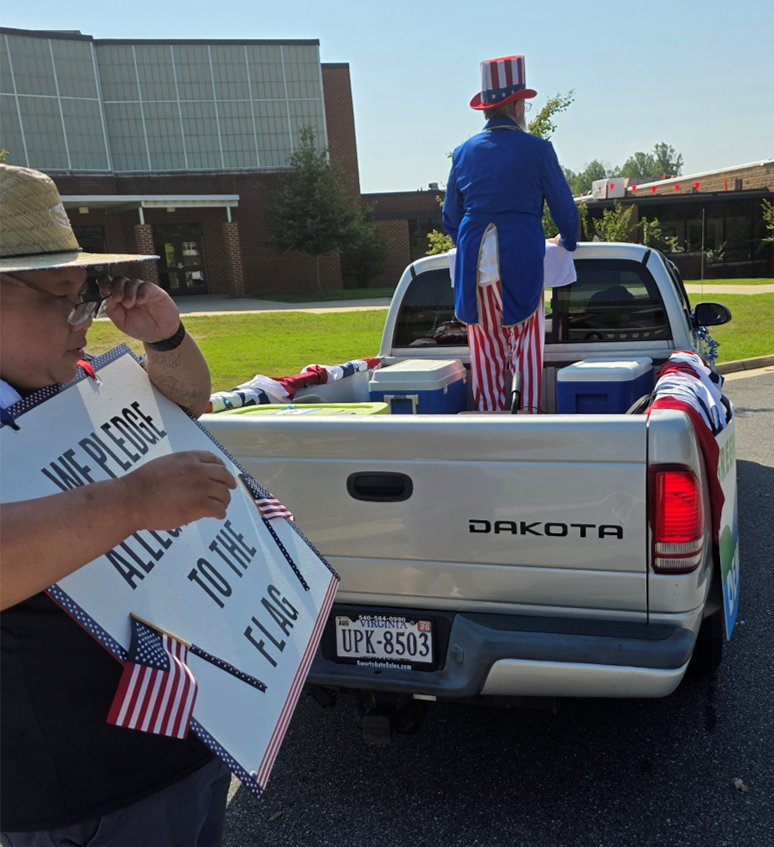 Uncle Sam leading the charge!