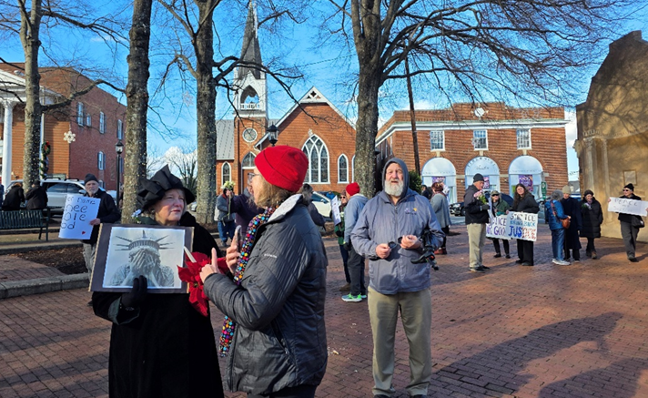 The numbr of signs and flowers showing up is MAGNIFICENT!