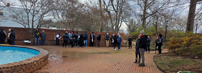 in preparation for the single line furneral march around main streets with plenty of exposure.