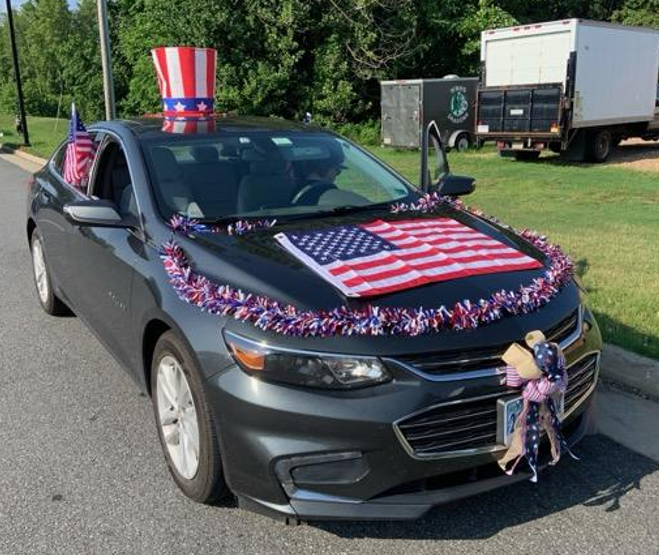 Our decorated Rescue vehicle so no one would know