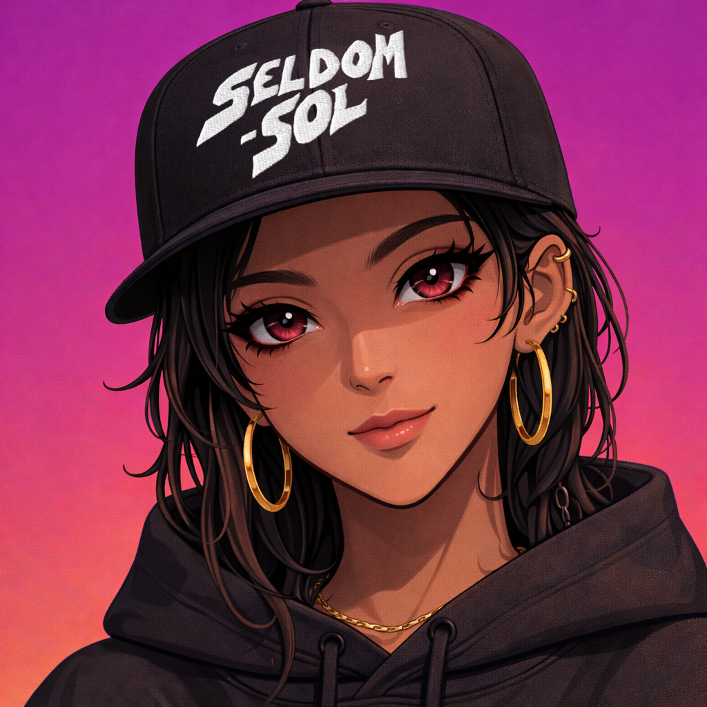 SELDOM SOL LOGO Snapback Hat