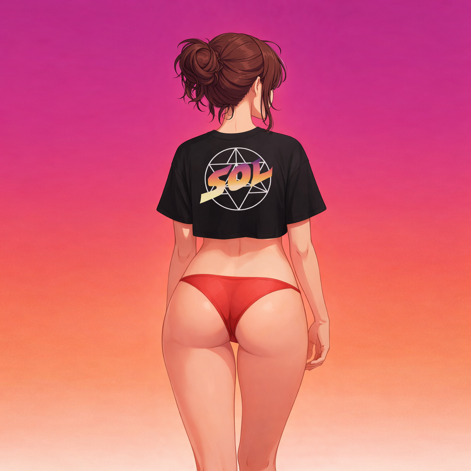 Sol MERKABA Women’s crop top